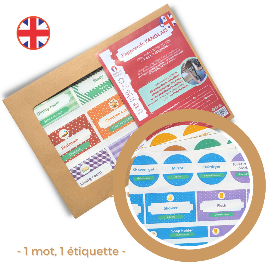 J'apprends l'ANGLAIS Apprendre l'ANGLAIS en s'amusant à la maison