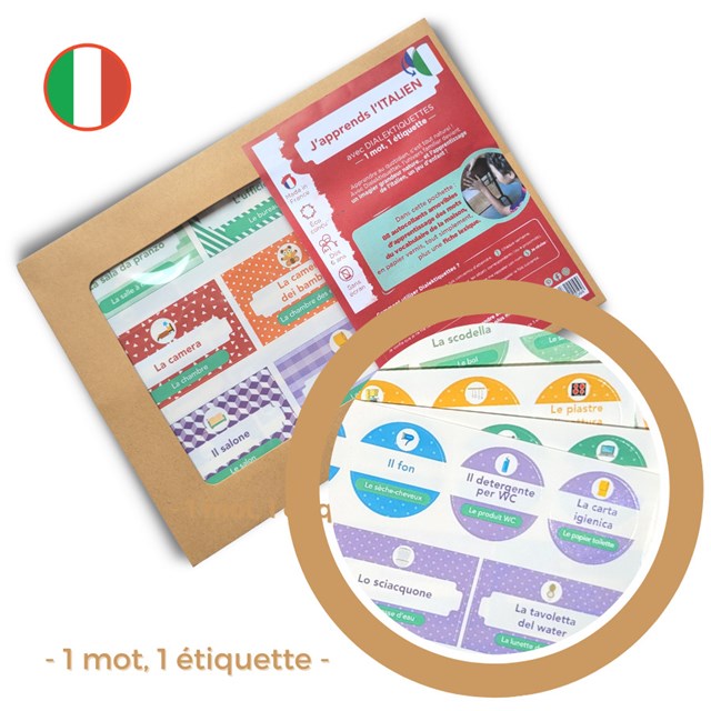 J'apprends l'ITALIEN Apprendre l'ITALIEN en s'amusant à la maison