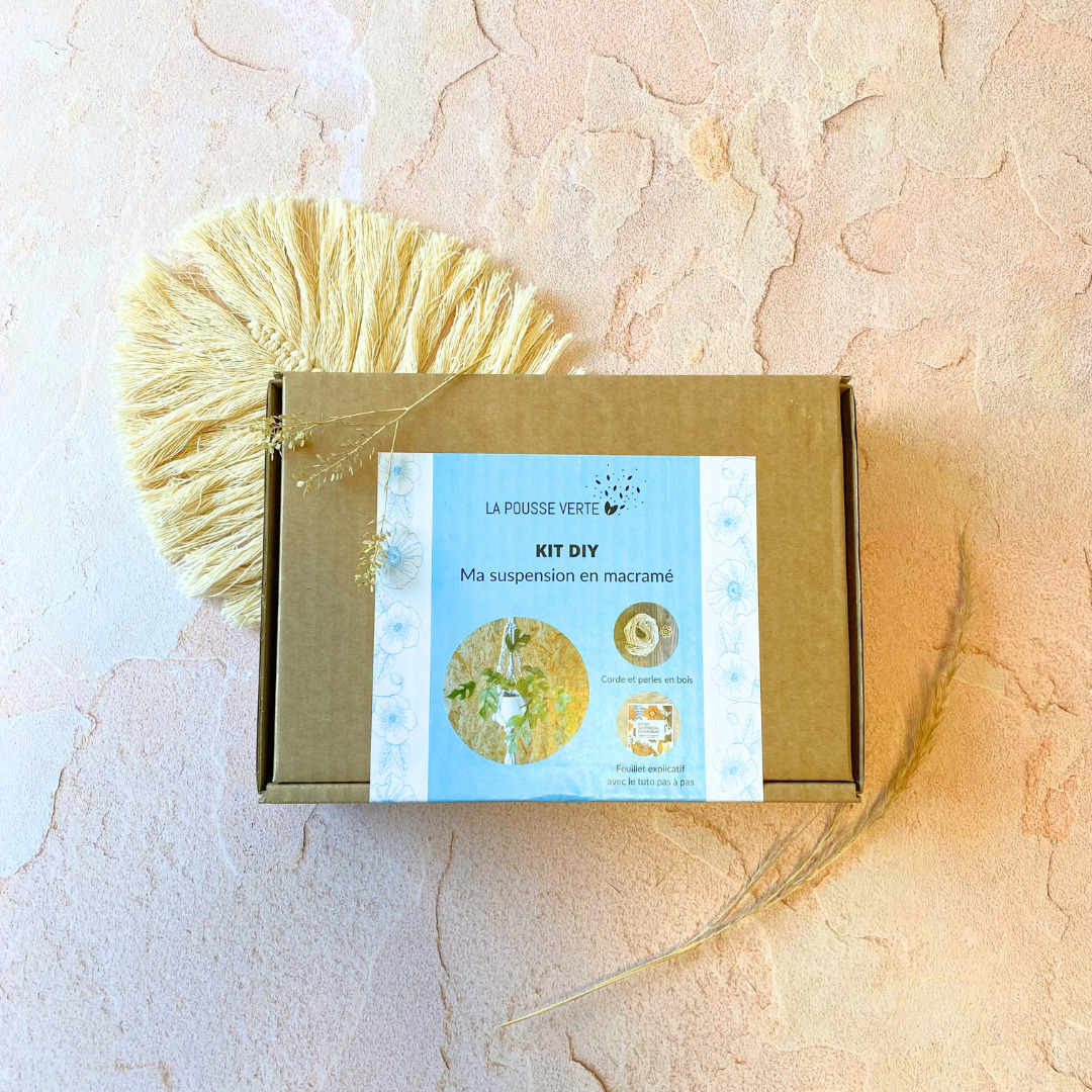 coffret kit DIY fermé ma suspension en macramé