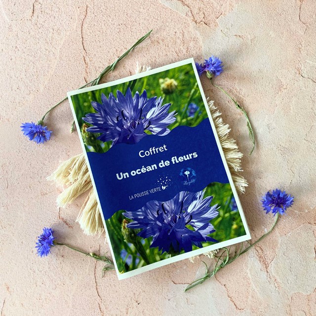 feuillet un océan de fleurs