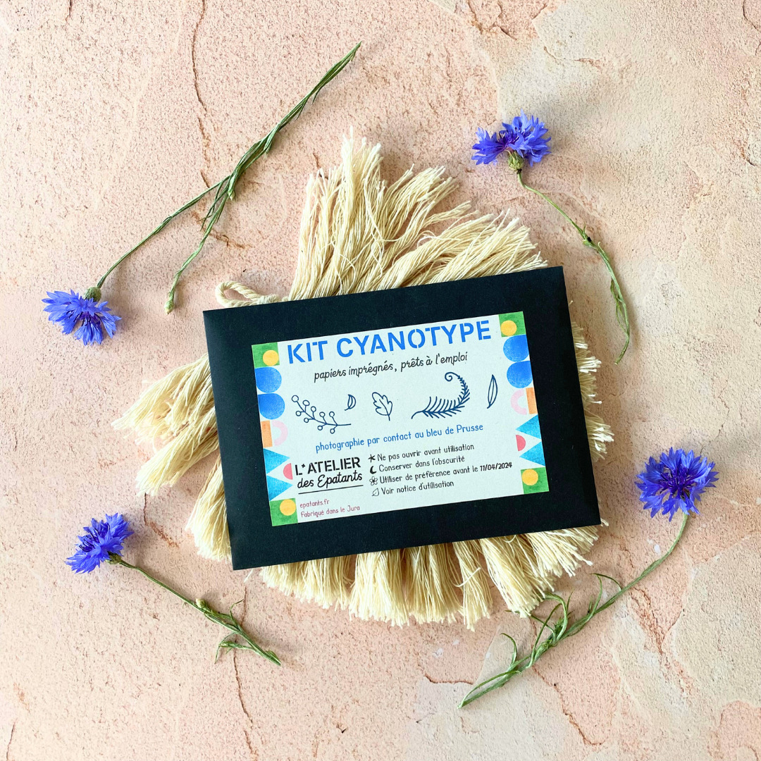 kit cyanotype un océan de fleurs