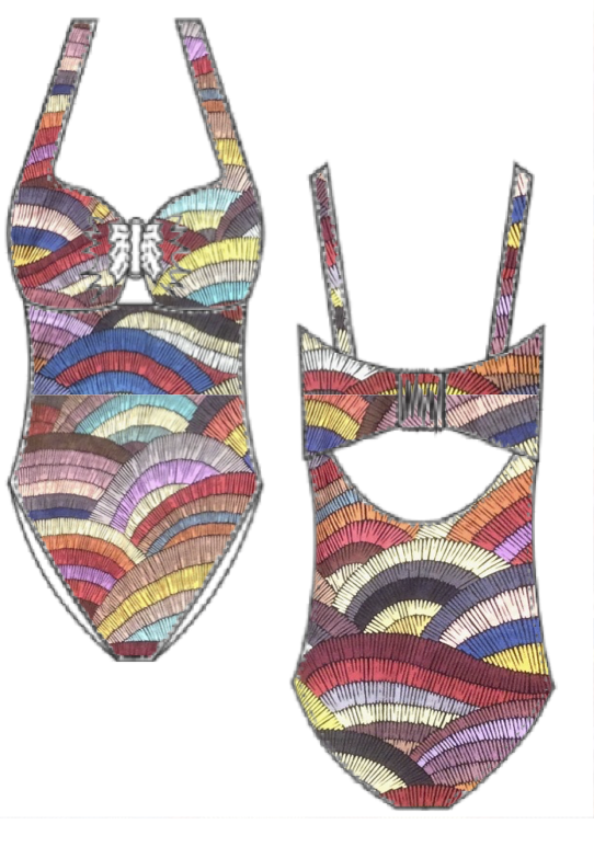 Maillot de bain 1 pièce Scarletty Imprimé (34-36 au 46-48) 17