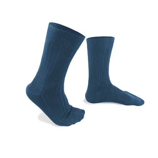 Chaussettes bleu azur