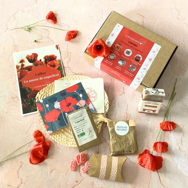 coffret détails un amour de coquelicot