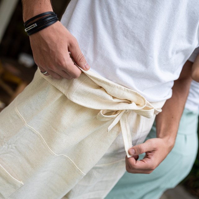 Pantalon de pêcheur unisexe 4