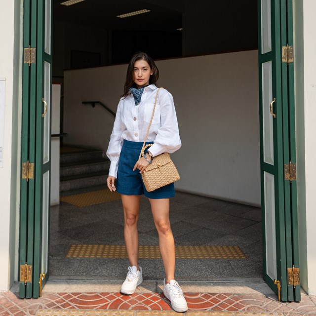 Short Indigo 4