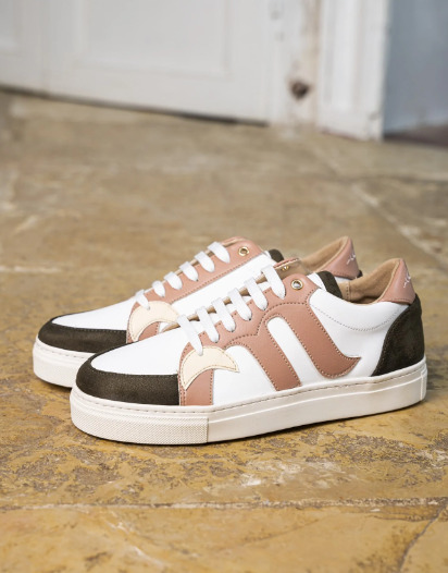 baskets à lacets magnolia vegan