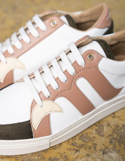 baskets à lacets magnolia vegan