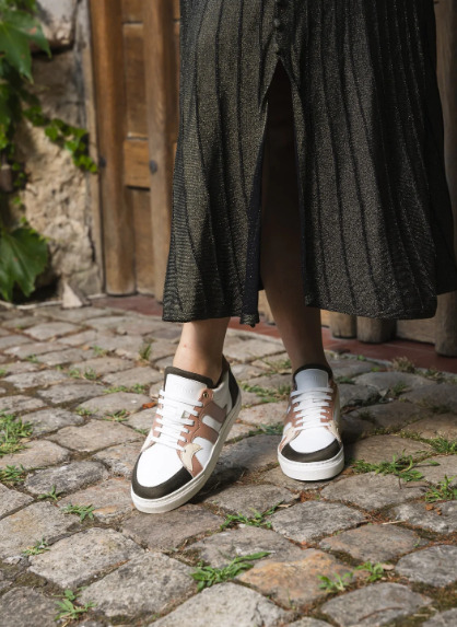 baskets à lacets magnolia vegan