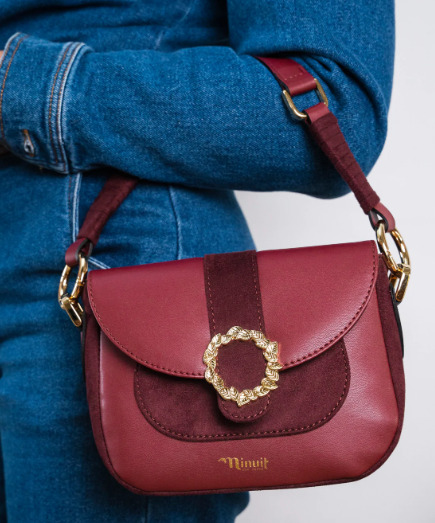 sac à mains grand cru avec une bandoulière vegan