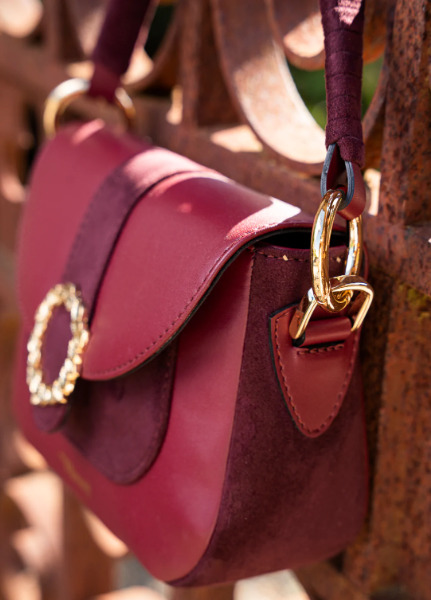 sac à mains grand cru avec une bandoulière vegan