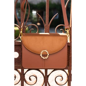 Sac bandoulière Stellan vegan - Camel