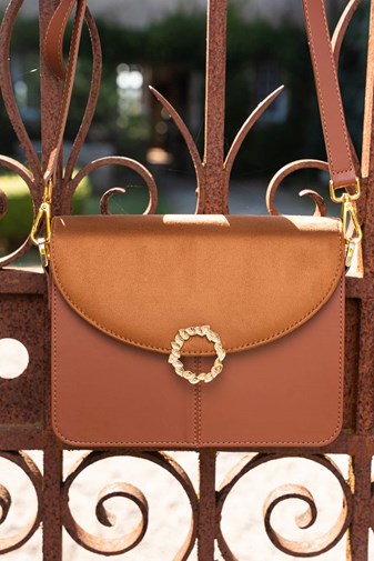 Sac bandoulière Stellan vegan - Camel