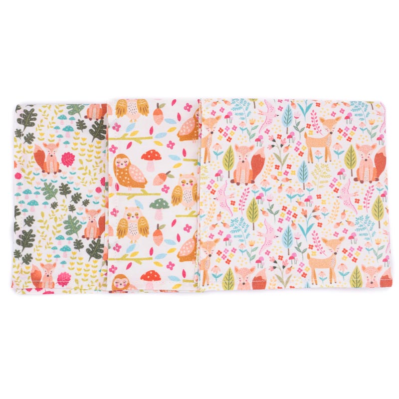 Mouchoirs en tissu - Collection Balade en Forêt 5