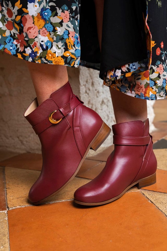 bottines plates grand cru vegan