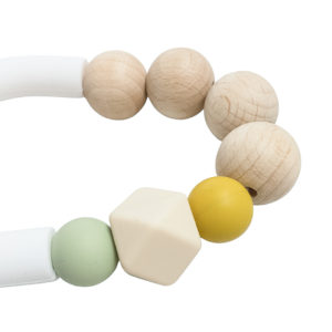 Anneau de dentition en silicone et bois de hêtre 8