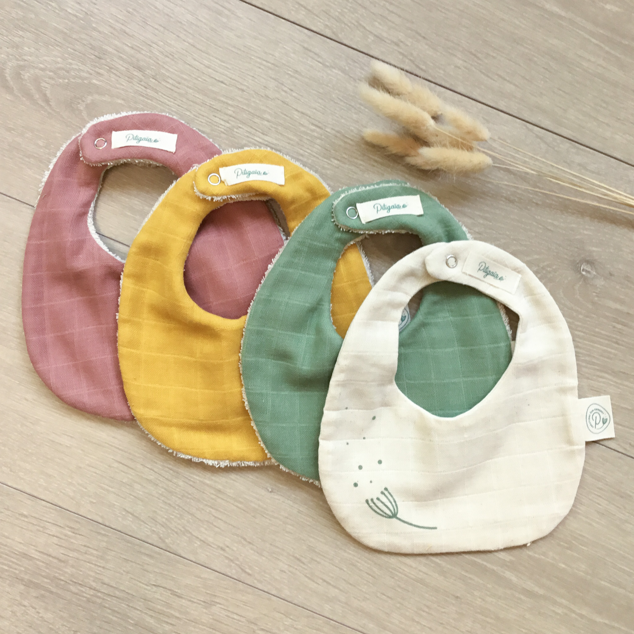 Mini bavoir en coton bio 2