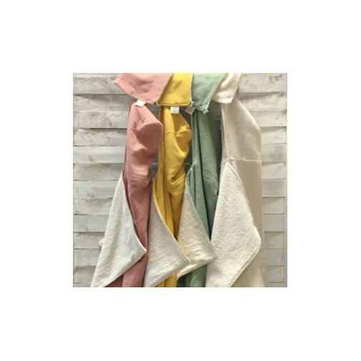Cape de bain 0-5 ans en coton bio