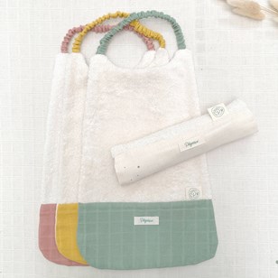 Serviette élastiquée en coton bio