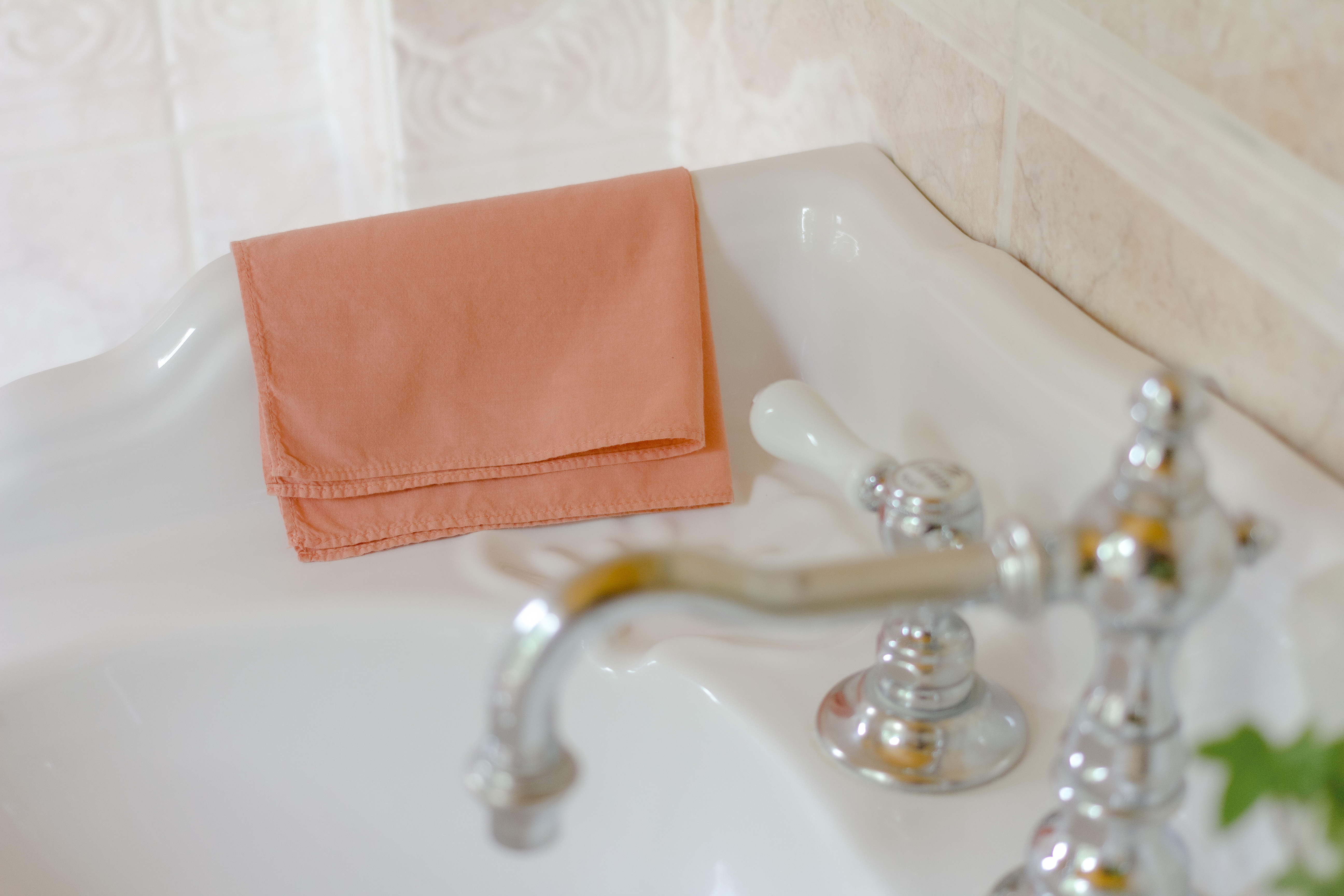 Duo de mouchoirs en tissu Demay manufacture, mouchoir en coton bio, fabriqué en France à Cholet.