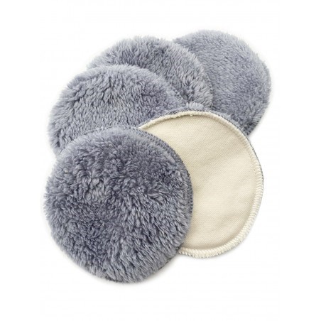 5 grandes lingettes démaquillantes en coton bio