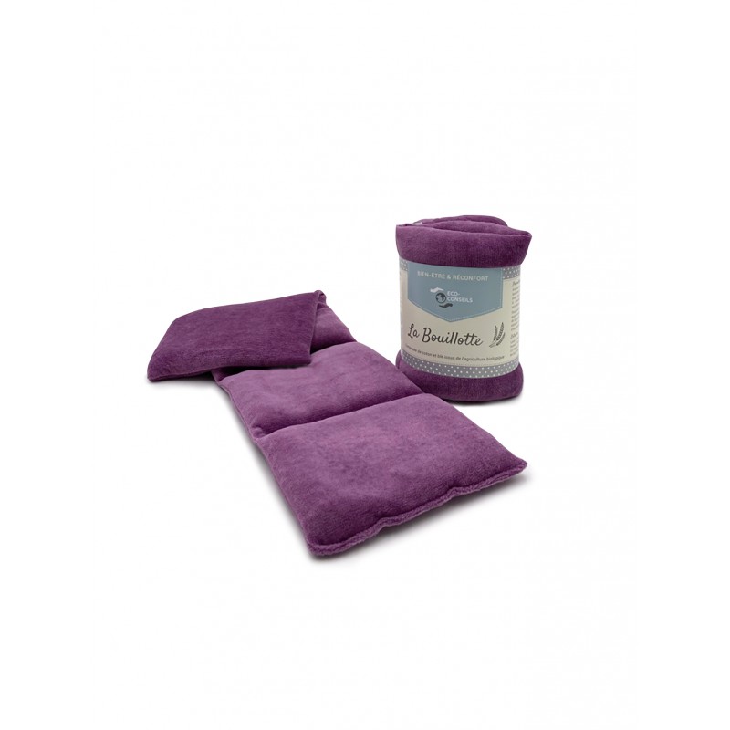 bouillote raisin en coton et blé bio