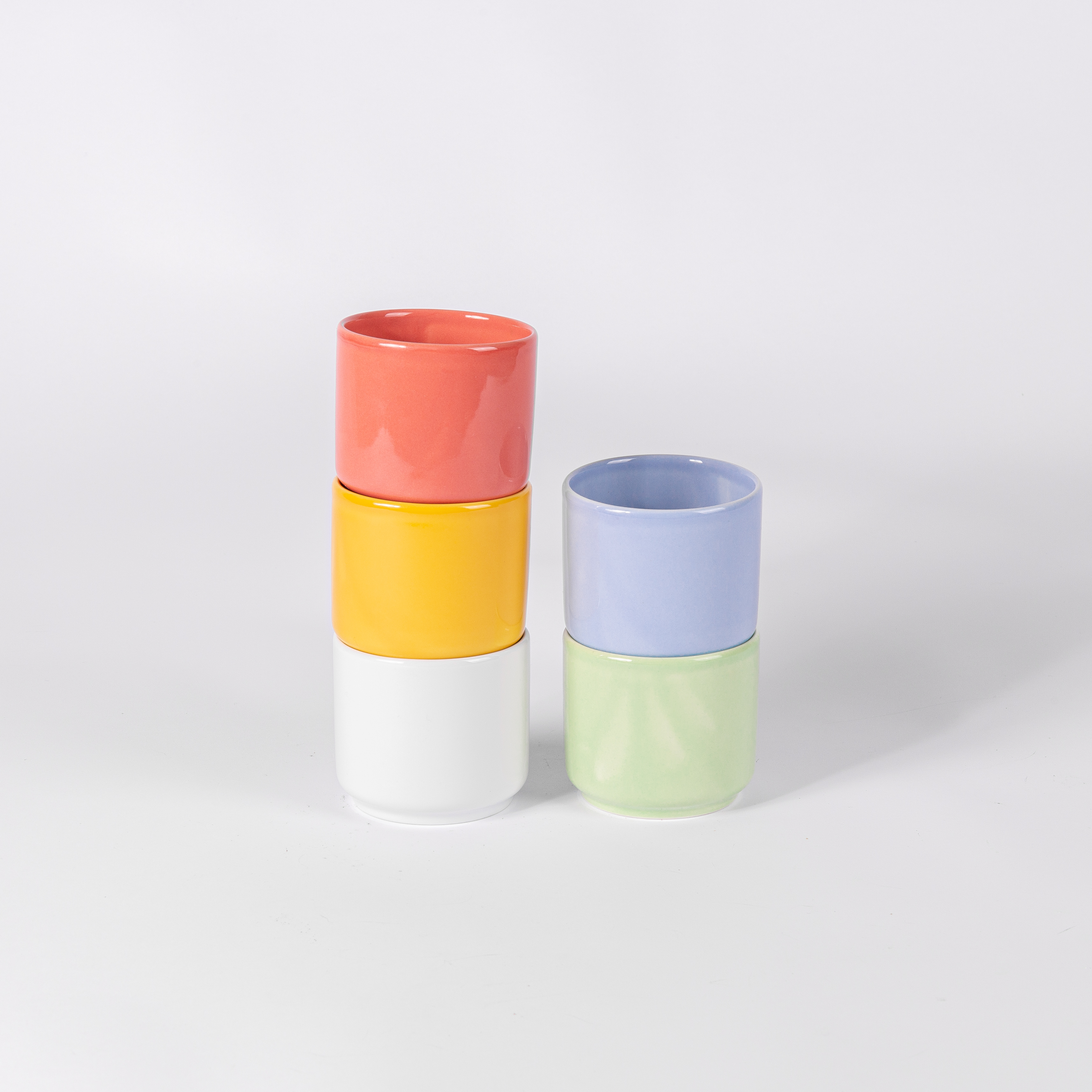 Tasse sans anse pour thé et café en porcelaine - Blanche de Limoges 4