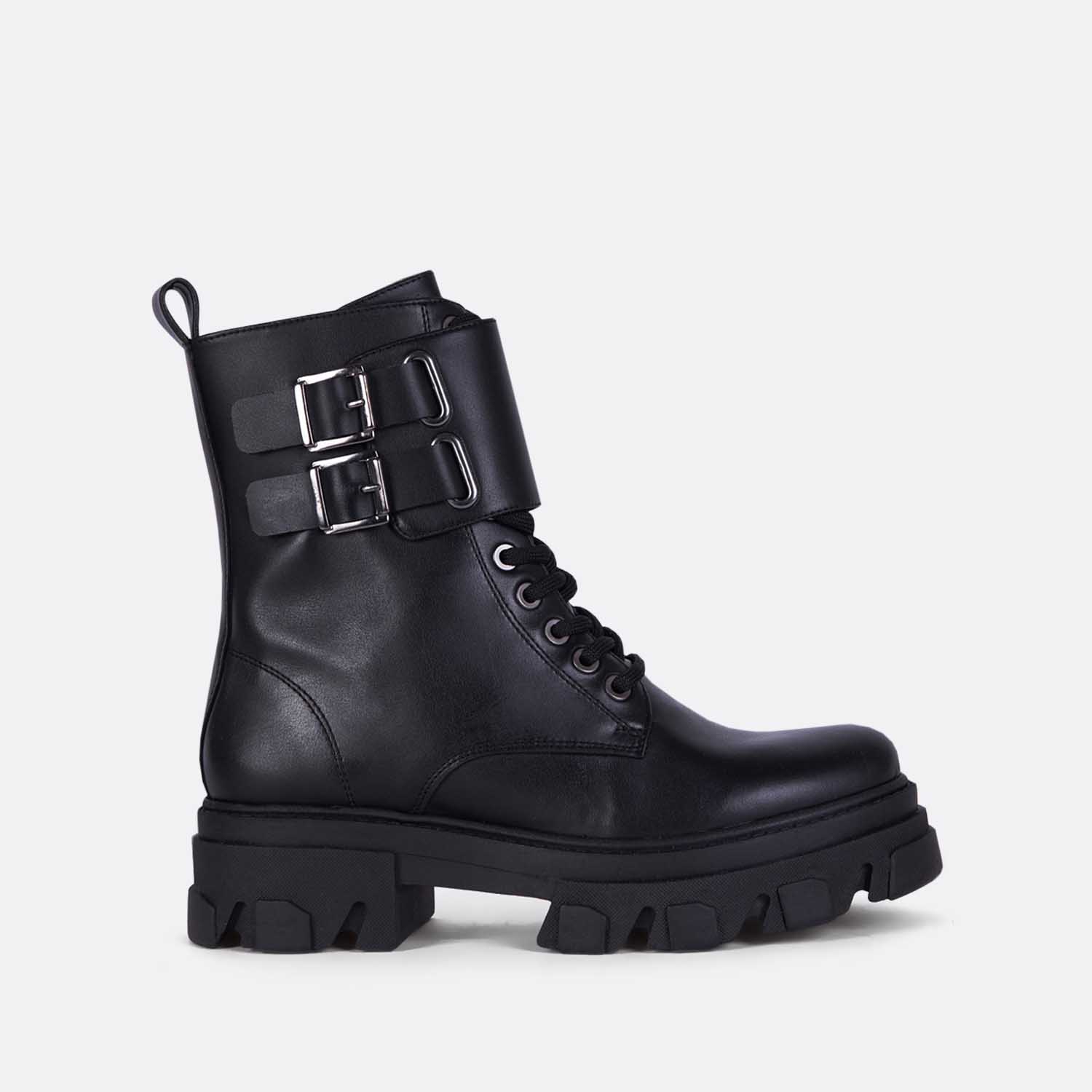Vienne-001 - Bottines Militaires en Appleskin 3