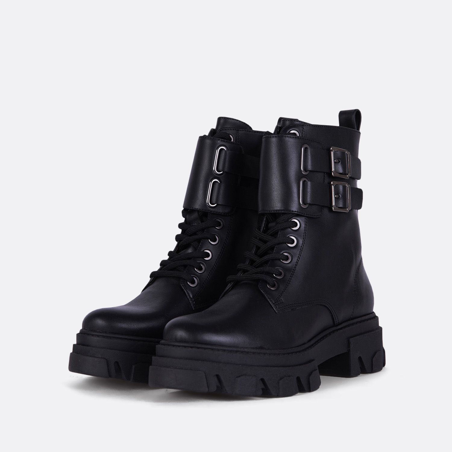 Vienne-001 - Bottines Militaires en Appleskin 4