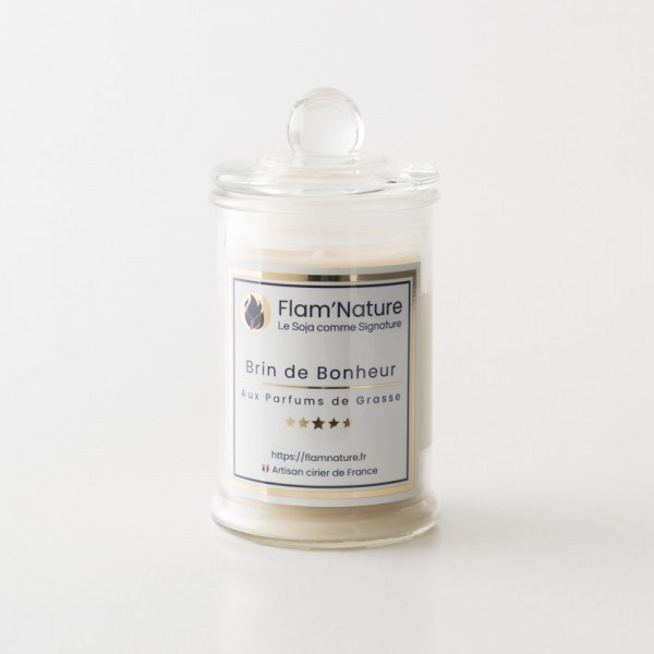 bougies parfumées artisanales françaises, disponible en 4 senteurs