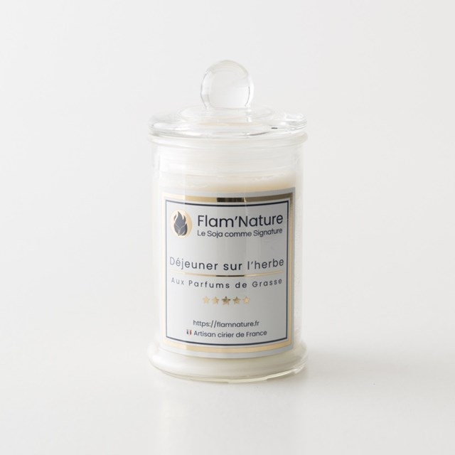 bougies parfumées artisanales françaises, disponible en 4 senteurs