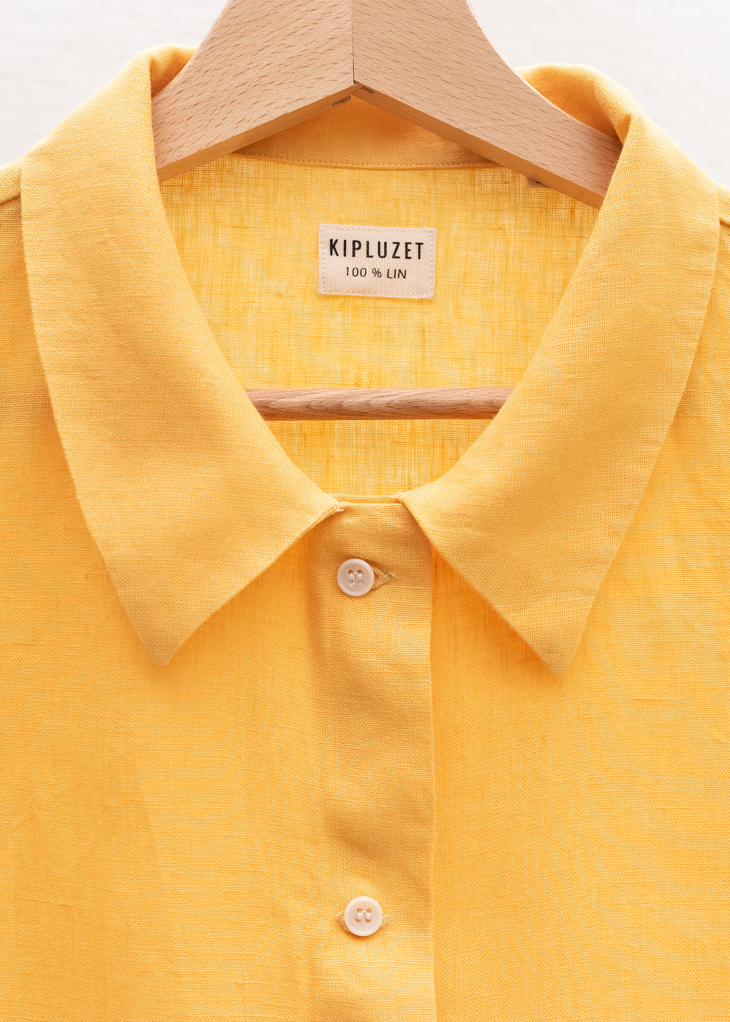 CHEMISE SUNNY EN LIN - JAUNE 3