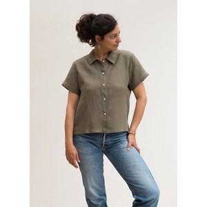 CHEMISE SUNNY EN LIN - KAKI