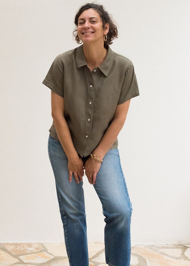 CHEMISE SUNNY EN LIN - KAKI 4