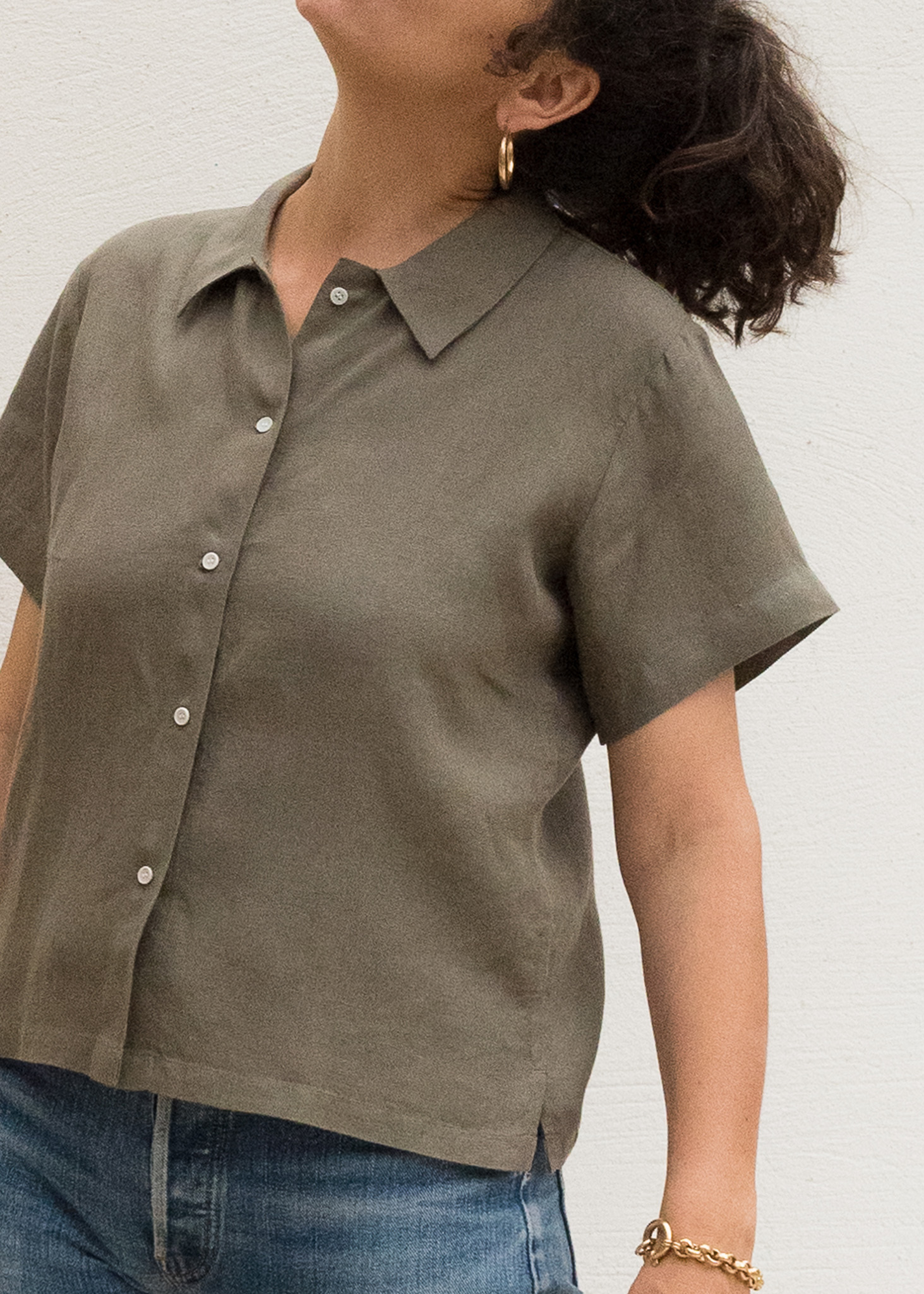 CHEMISE SUNNY EN LIN - KAKI 5