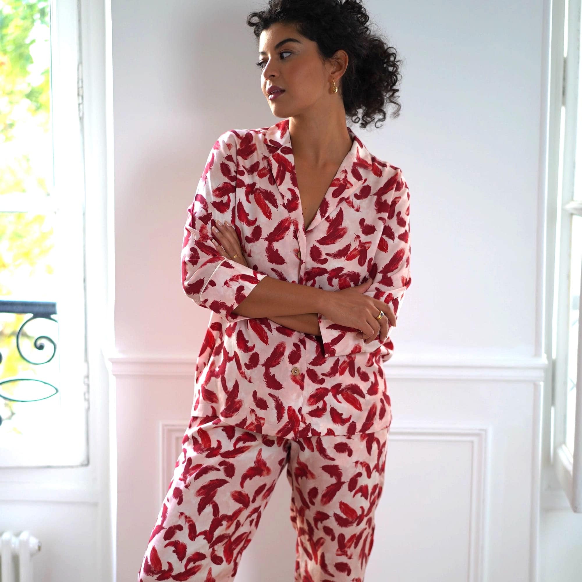 Nêge Paris - Pantalon en 100% tencel lyocell certifié oeko-tex