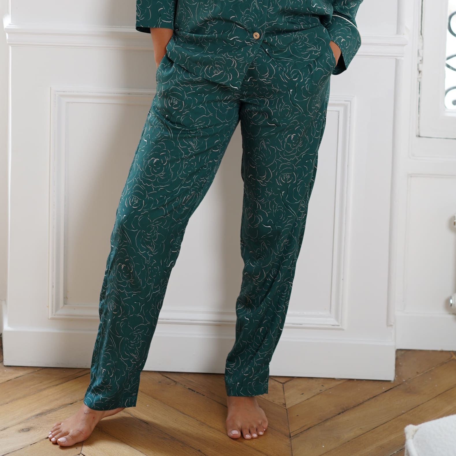 Nêge Paris - Pantalon en 100% tencel lyocell certifié oeko-tex