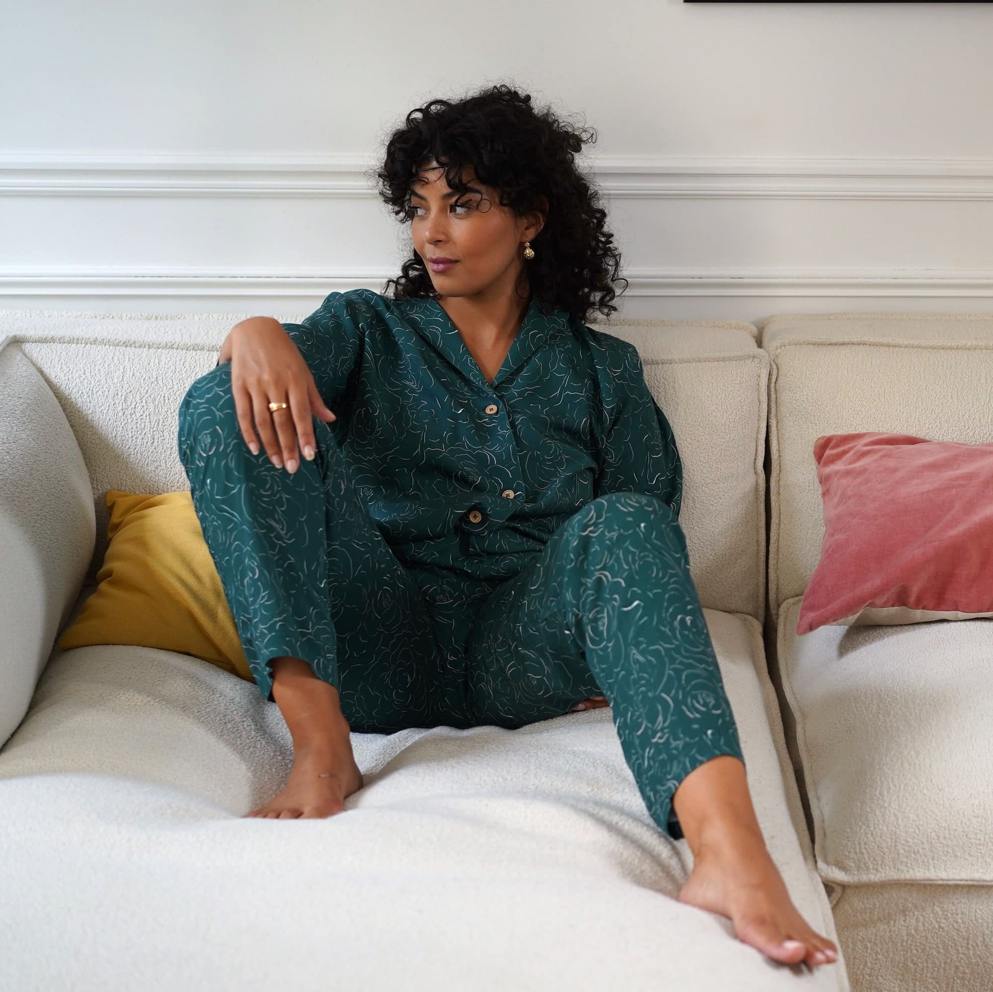 Nêge Paris - Pantalon en 100% tencel lyocell certifié oeko-tex