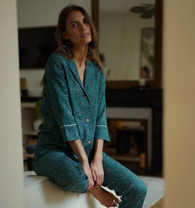 Nêge Paris - Pantalon en 100% tencel lyocell certifié oeko-tex