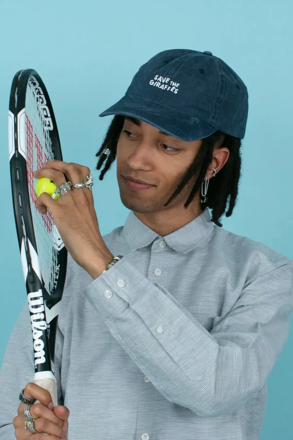 Casquette délavée "Save the giraffes" 3