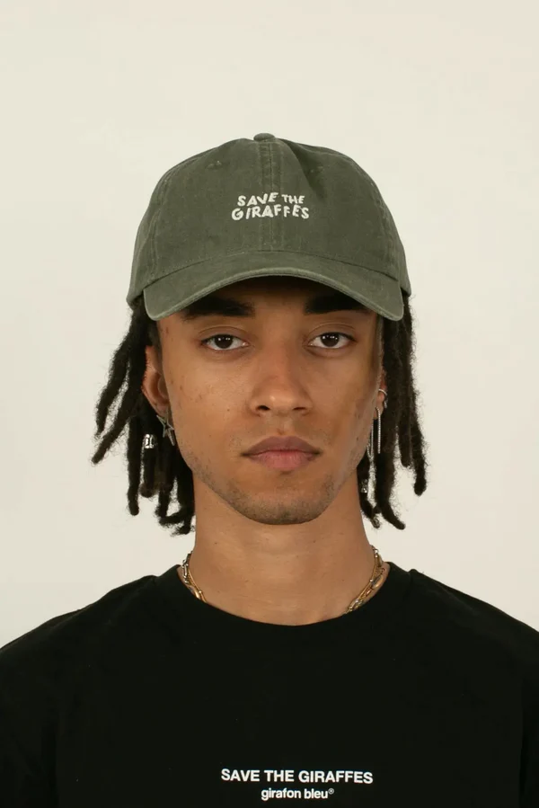 Casquette délavée "Save the giraffes" 5