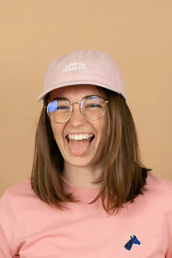 Casquette délavée "Save the giraffes" 2