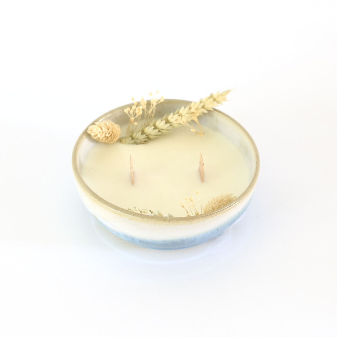 Bougie fleurs séchées Iris & Jasmin 5