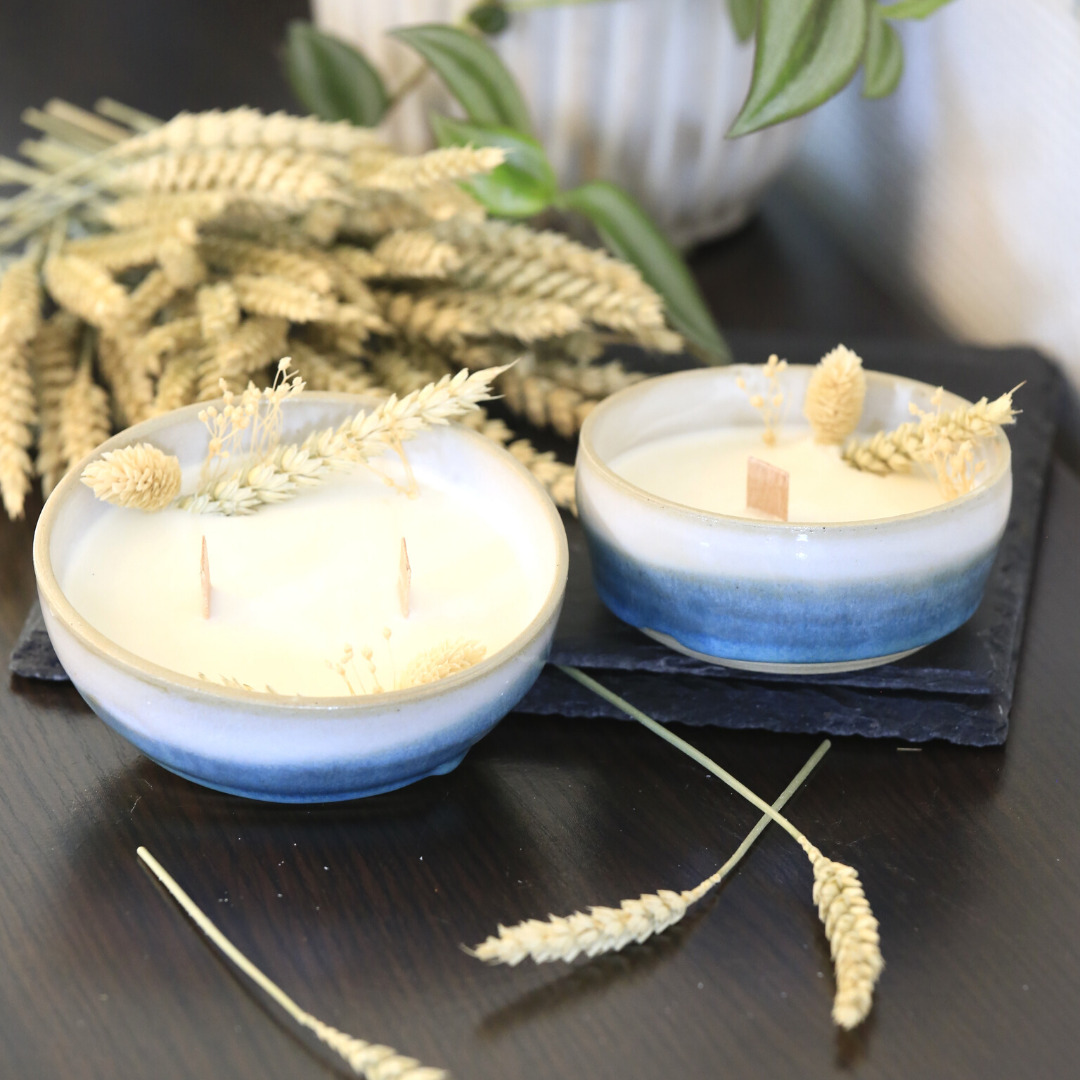 Bougie fleurs séchées Iris & Jasmin 2