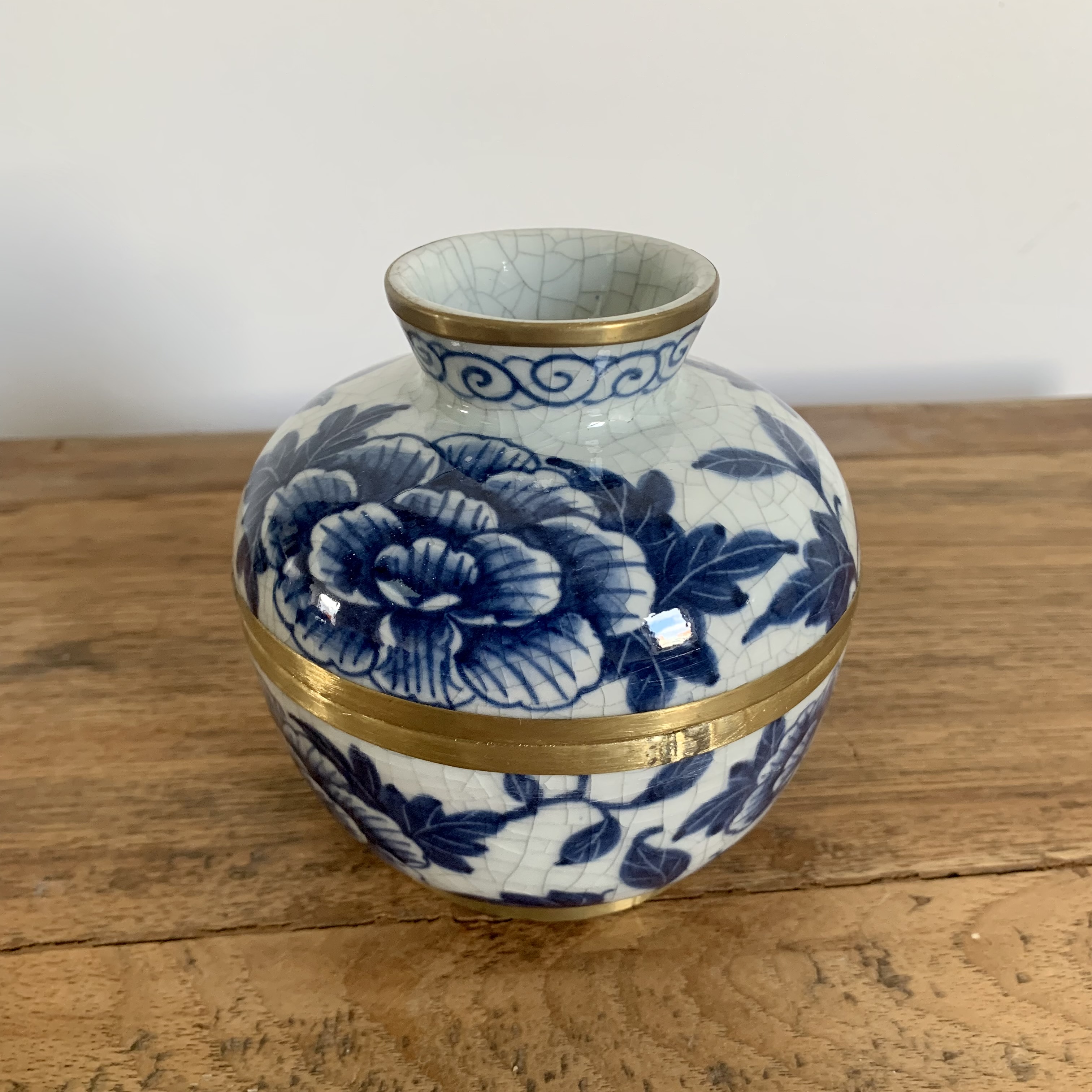 Jarre indigo -Fleurs 4