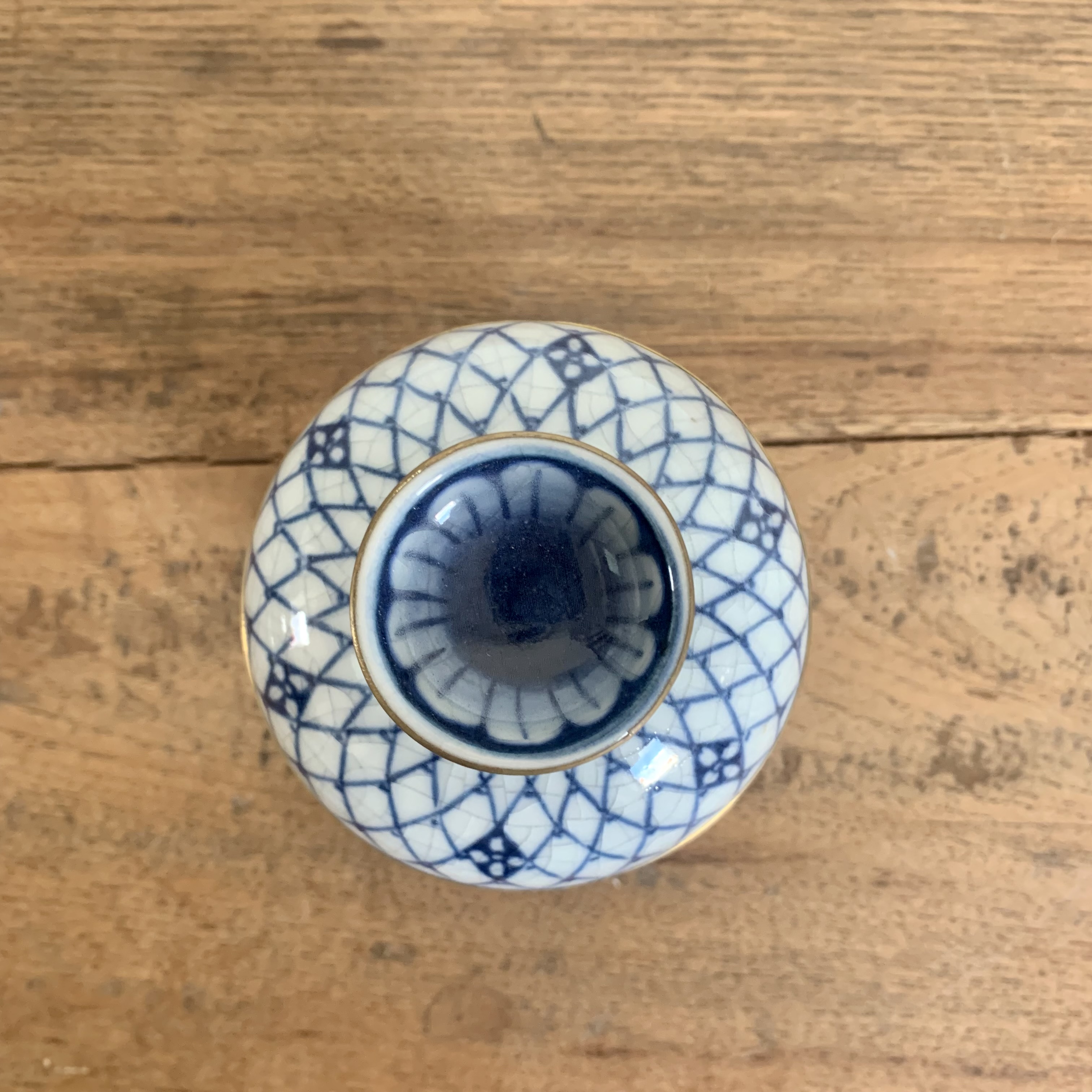 Jarre indigo - Losanges 2