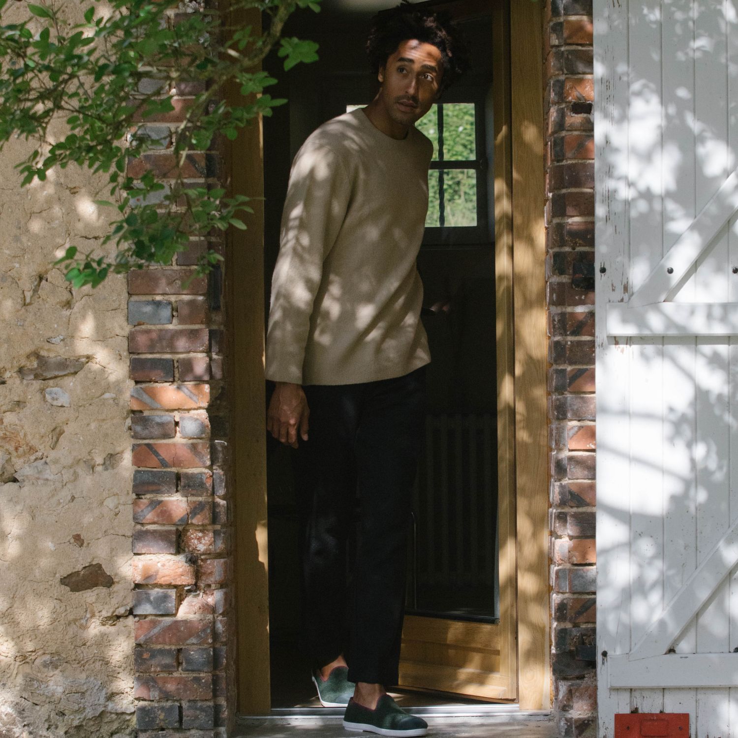 Chaussons AW laine recyclée, vert bordeaux 6