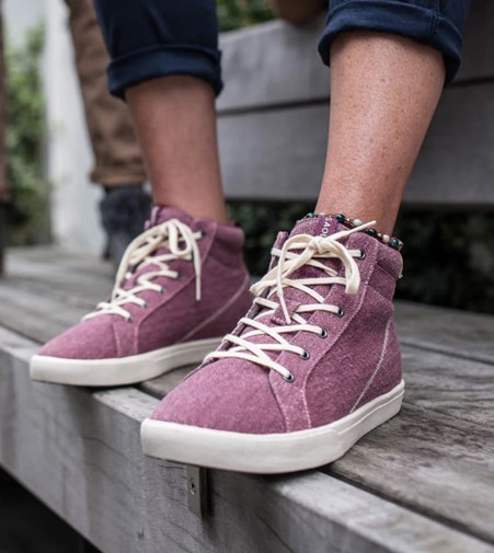 Saola baskets Wanaka Canvas W Burgundy