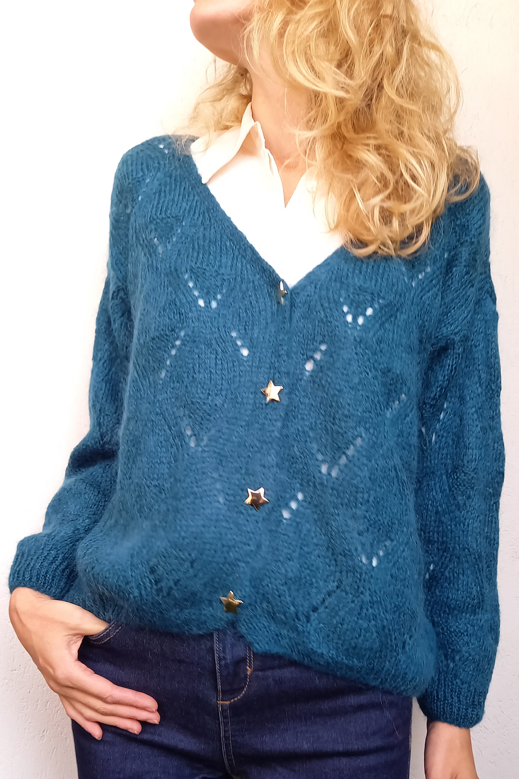 Gilet SACHA en mohair recyclé 2