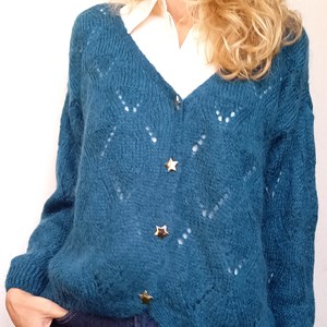 Gilet SACHA en mohair recyclé
